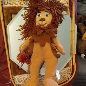 Wizard Of Oz Cowardly The Lion Nanco 15" Plush Lion Home Accent in Brown